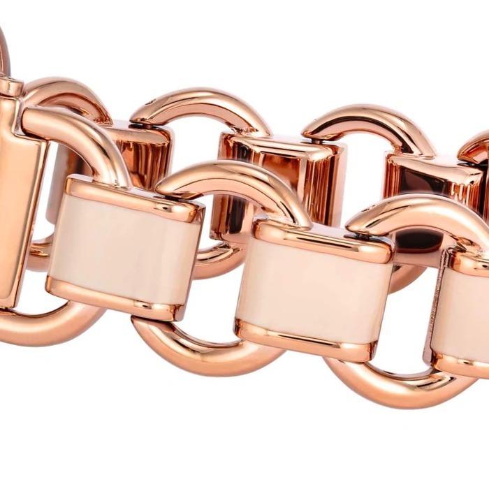 アンクライン Anne Klein アップルウォッチバンド ピンク チェーンブレスレット ベルト ストラップ レディース 取り寄せの画像