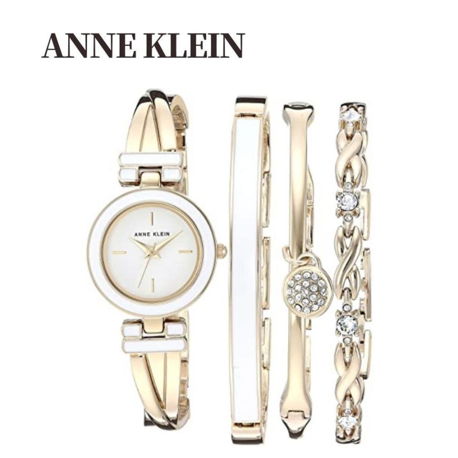 アンクライン（ANNE ）レディース 時計&ブレスレット ANNE KLEIN（アンクライン） 時計 ブレスレット セット ゴールド