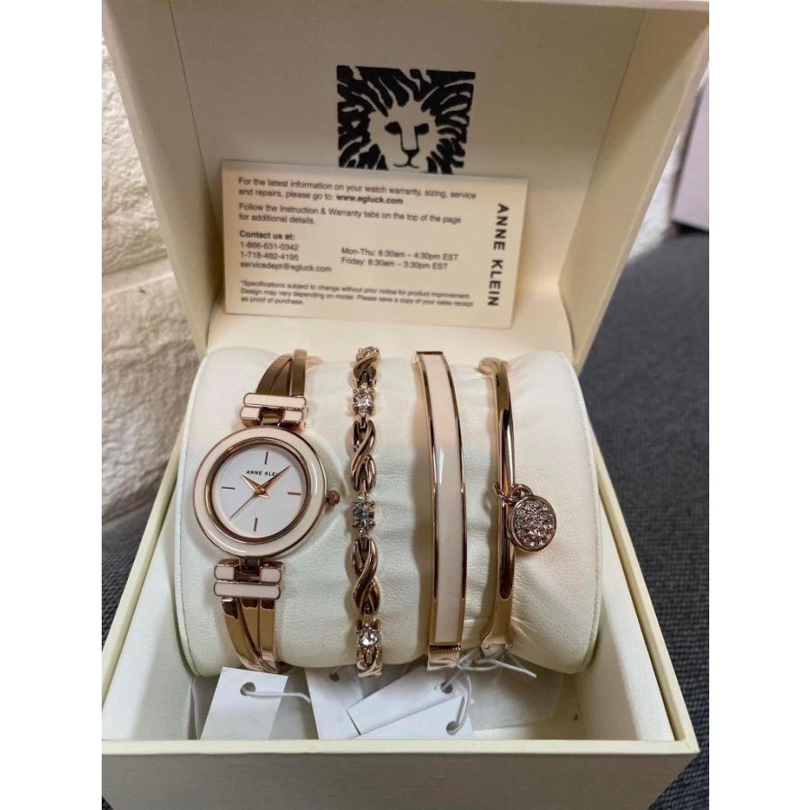 アンクライン（ANNE ）レディース 時計&ブレスレット ANNE KLEIN（アンクライン） 時計 ブレスレット セット ローズゴールド