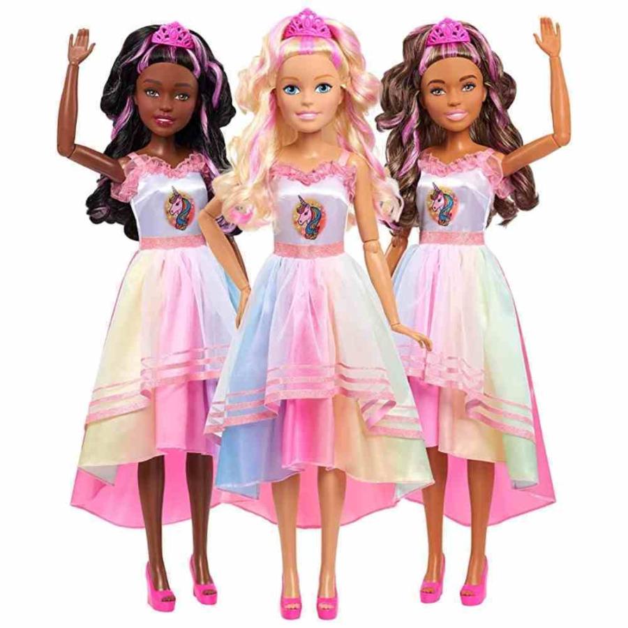 バービー Barbie 大きなバービー ブラウンヘア 人形 ビッグ フィギュア 