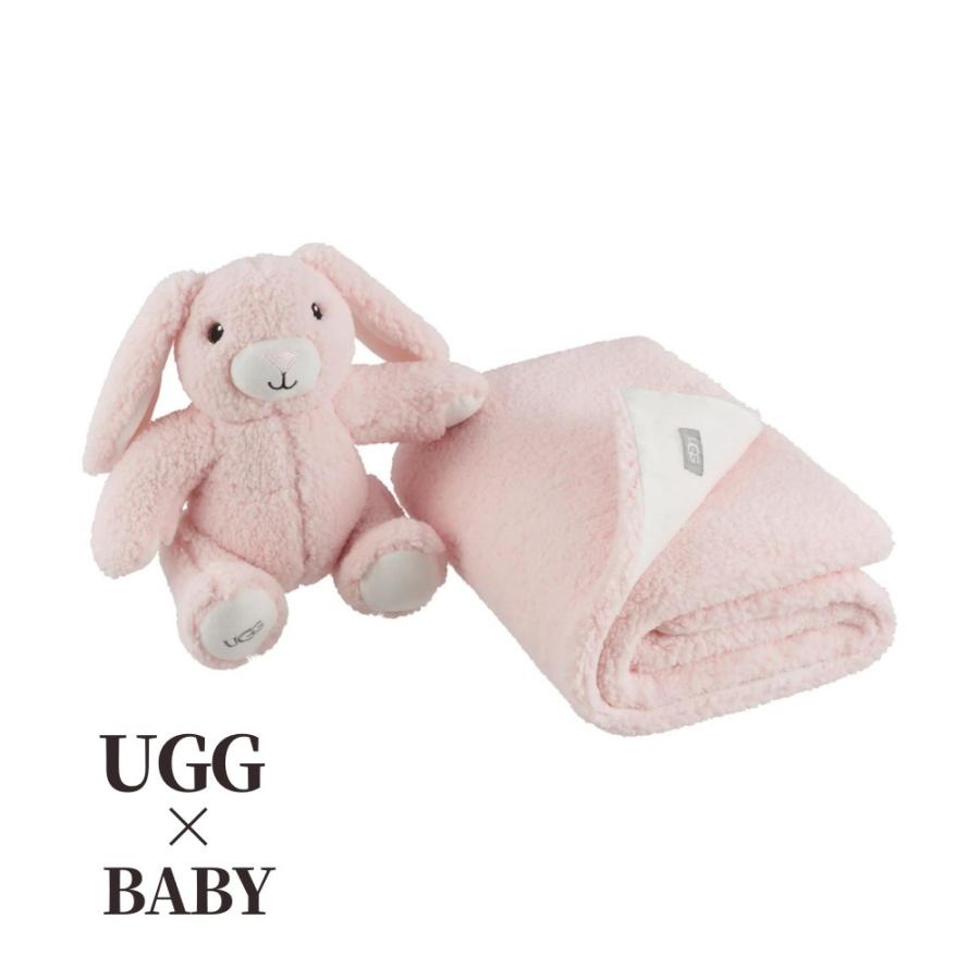 UGG アグ ベビー ブランケット ぬいぐるみ うさぎ 2点セット ピンク おしゃれ かわいい ギフト プレゼント 取り寄せ