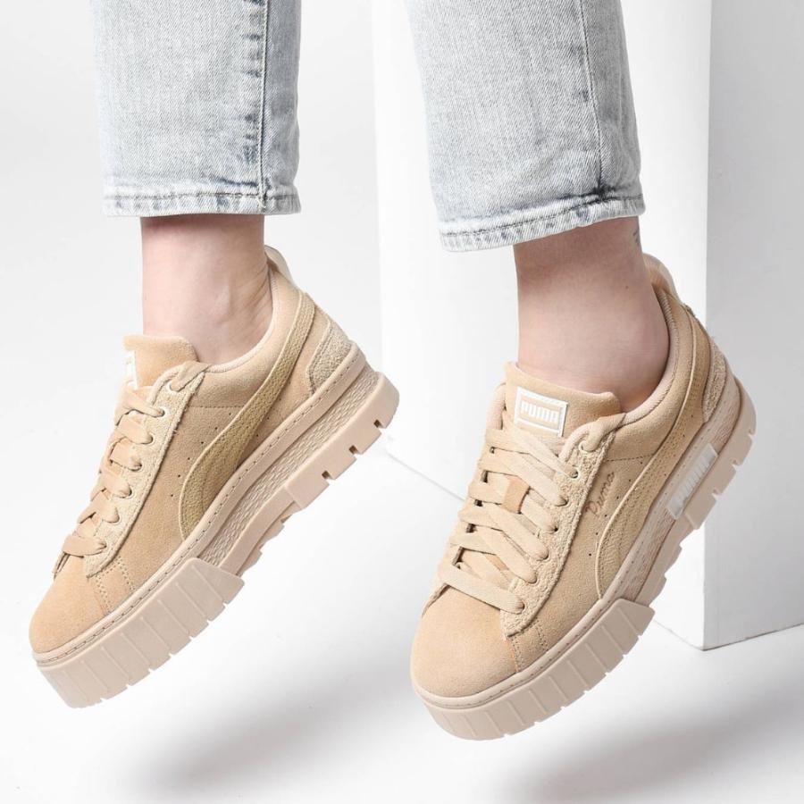 夏・お店屋さん adidas アディダス 厚底スニーカー 24cm ベージュ