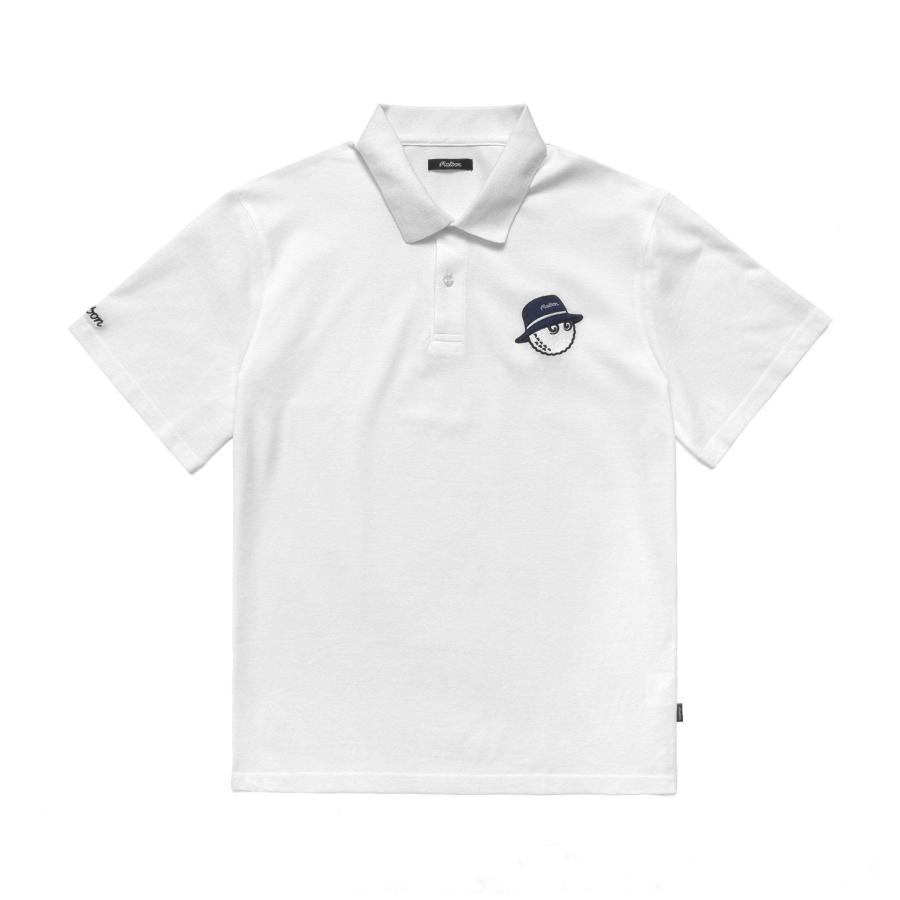 MALBON GOLF マルボンゴルフ メンズ ロゴ ポロシャツ ゴルフ トップス