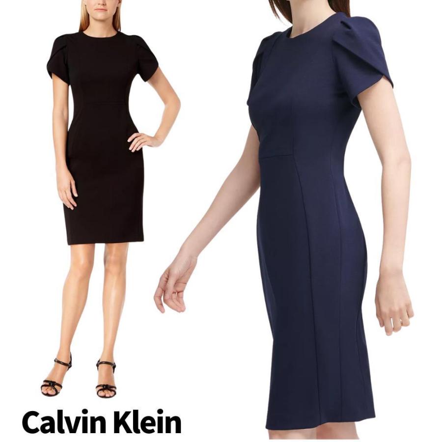 カルバンクライン Calvin Klein ワンピース ブランド ドレス 半袖 美