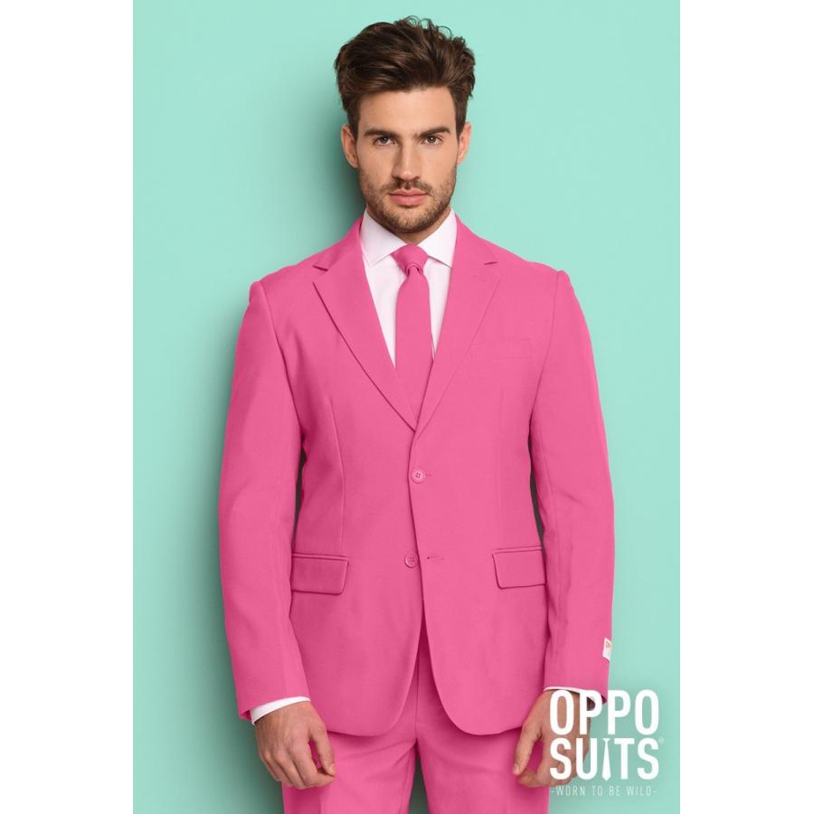 オッポスーツ OPPOSUITS スーツ メンズ MR. PINK ピンク 衣装 仮装 コスチューム ハロウィン イベント パーティー 取り寄せ