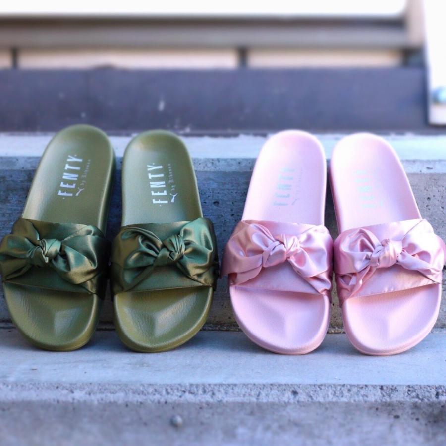 在庫処分セール プーマ フェンティ リアーナレディース サンダル リボンサンダル Puma Fenty Bow Slide Pu 8 Stone1 ヤフー店 通販 Yahoo ショッピング