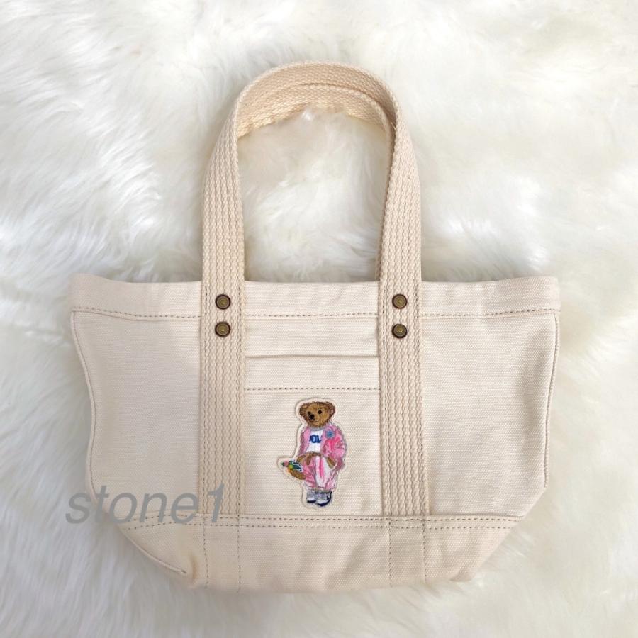 ポロ ラルフローレン ラルフ ポロベア くま キャンバス トートバッグ Sサイズ スモールサイズ Lauren Ralph Lauren 即発 Ra 93 Ra 93 Stone1 ヤフー店 通販 Yahoo ショッピング