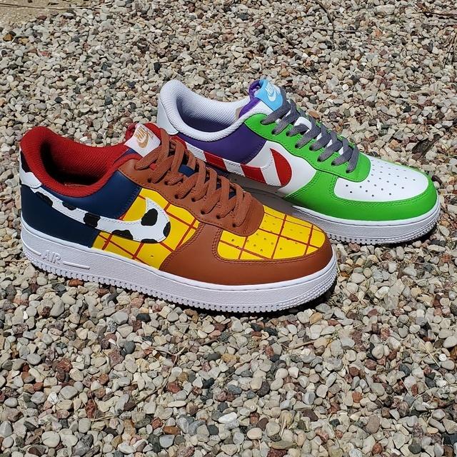 ナイキ Nike エアフォース 1 Air Force 1 エアフォースワン トイストーリー風 カスタム メンズ レディース スニーカー Tcm 1 Stone1 ヤフー店 通販 Yahoo ショッピング