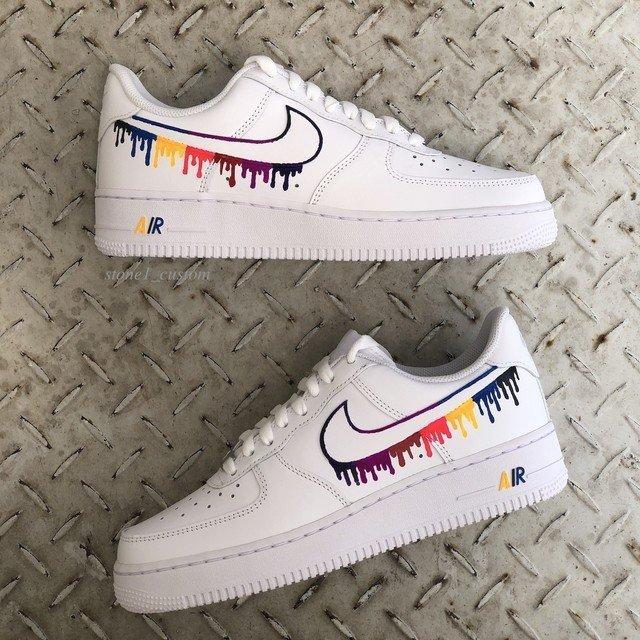 スニーカーカスタムサービス レインボードリップ ペイント カスタムスニーカー Tcm 29 Stone1 ヤフー店 通販 Yahoo ショッピング