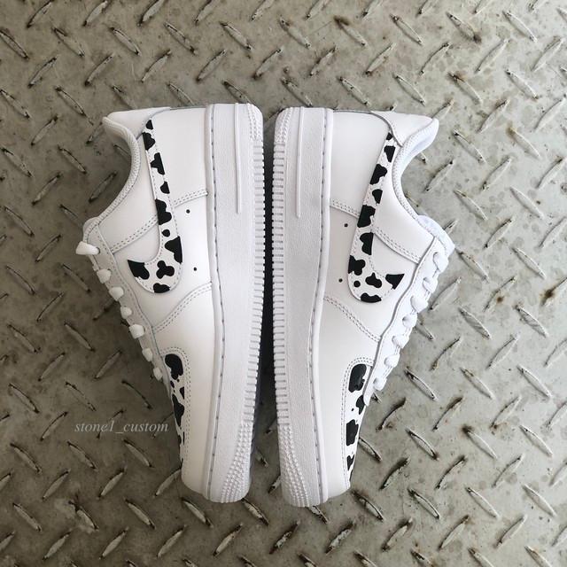 ナイキ Nike エアフォース 1 牛柄 ダルメシアン カスタム エアフォースワン Air Force 1 メンズ レディース スニーカー Tcm 3 Stone1 ヤフー店 通販 Yahoo ショッピング