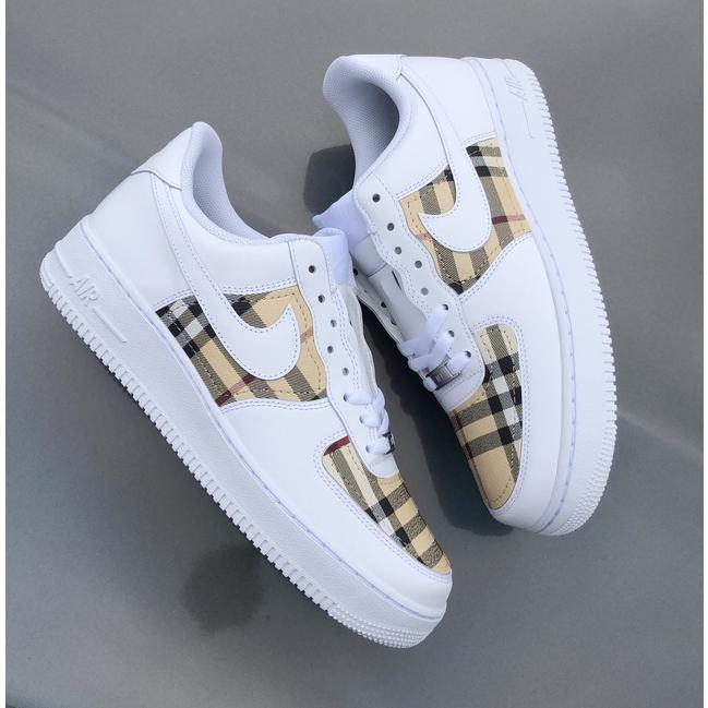 最安値 ナイキ Nike エアフォース 1 Air Force 1 エアフォースワン チェック柄 カスタム メンズ レディース スニーカー 想像を超えての Newmatic Ae
