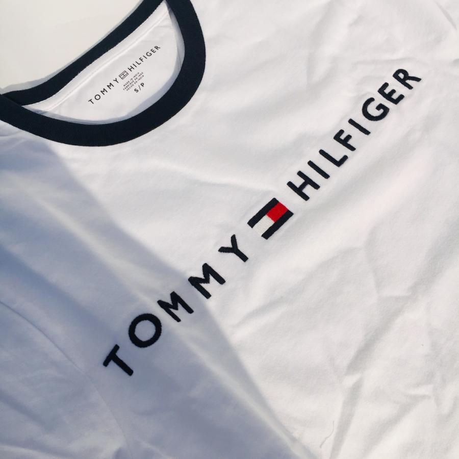 在庫処分セール トミーヒルフィガー Tommy Hilfiger ロゴ Tシャツ ロゴ 