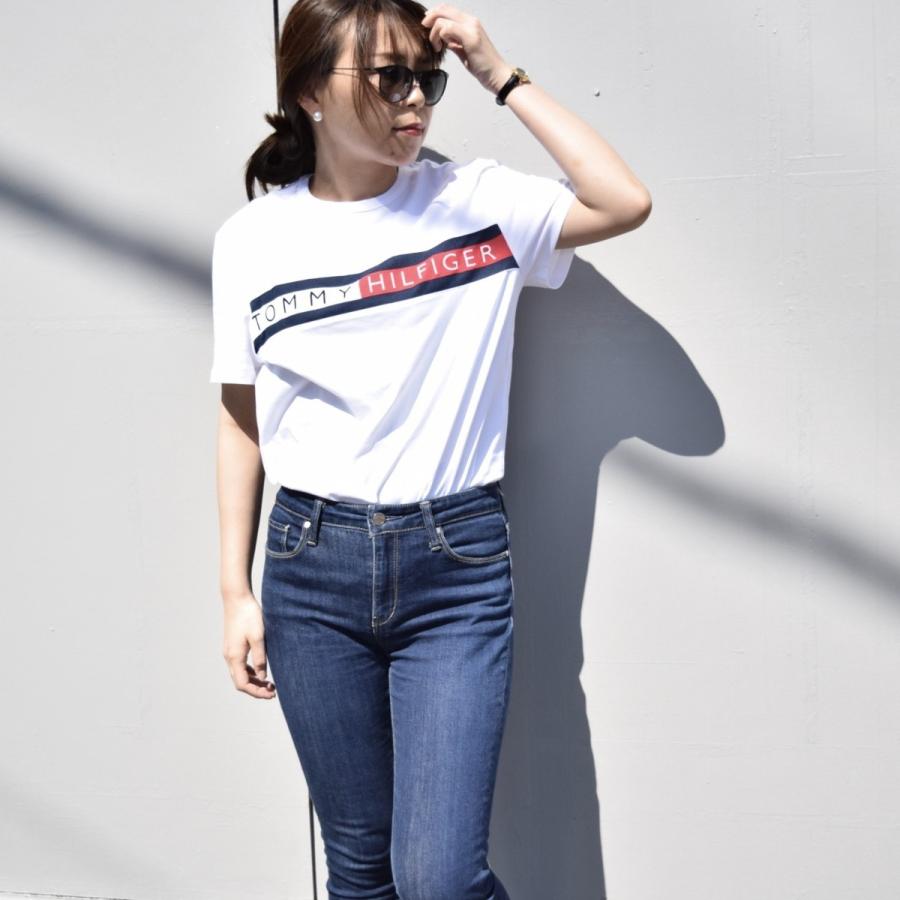 トミーヒルフィガー トミー ロゴ Tシャツ レディース メンズ ユニセックス Tommy Hilfiger Split Tee 取り寄せ Th 3 Stone1 ヤフー店 通販 Yahoo ショッピング