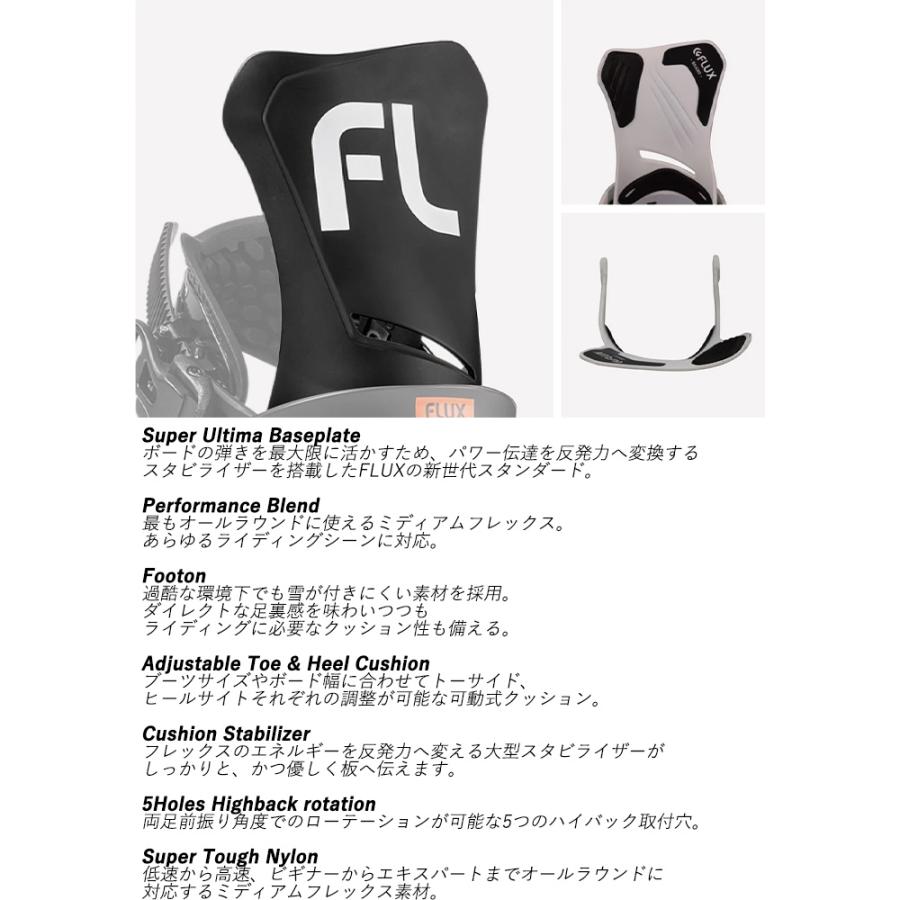 WR スノーボード/DS FLUX ビンディング　バッグ　3点セット 早期購入】FLUX フラックス スノーボード バインディング