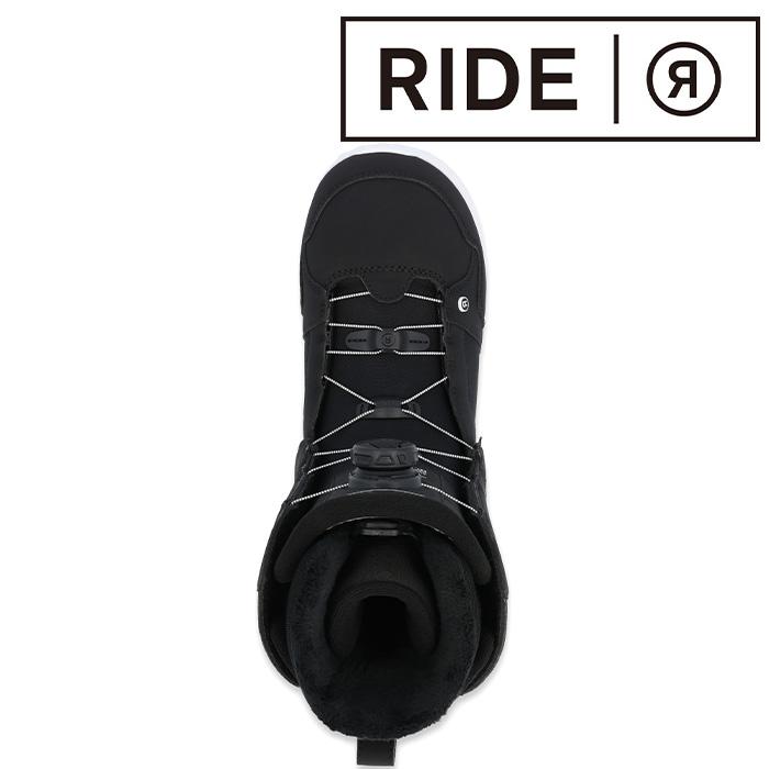 【比較的美品_即日発送】RIDE ライド スノボブーツ　SAGE サージ24cm RIDE ライド SAGE BLACK 6 R230302901 23-24年モデル レディース