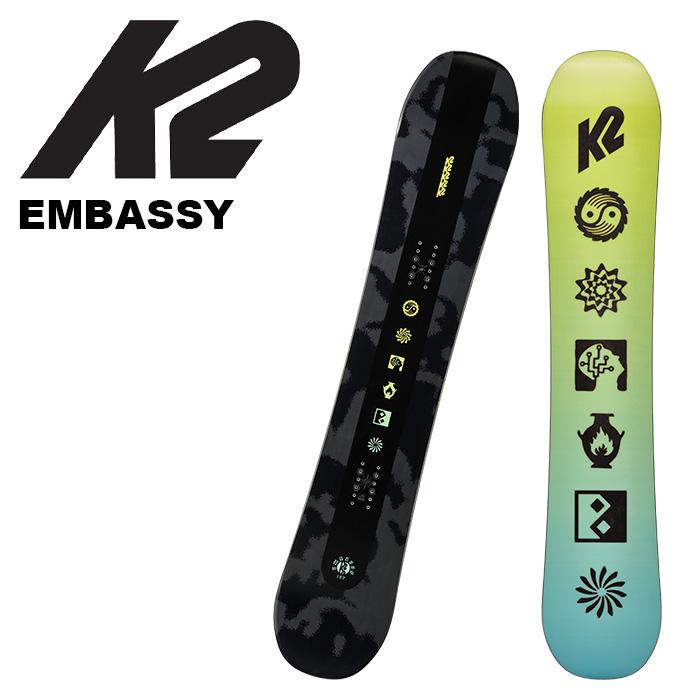 K2 ケーツー スノーボード 板 EMBASSY 24-25 モデル : FUSO SKI K2 ケーツー スノーボード 板 EMBASSY 24-25 モデル : FUSO SKI