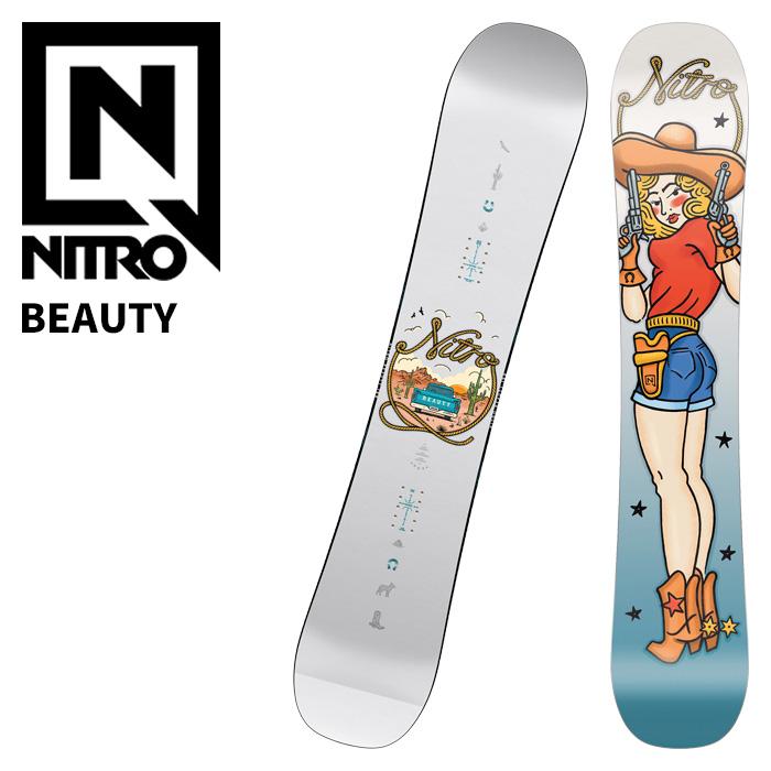 NITRO ナイトロ スノーボード 板 BEAUTY 25-26 モデル レディース
