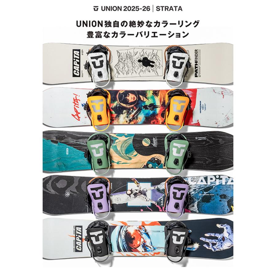 UNION ユニオン スノーボード ビンディング STRATA 25-26 モデル