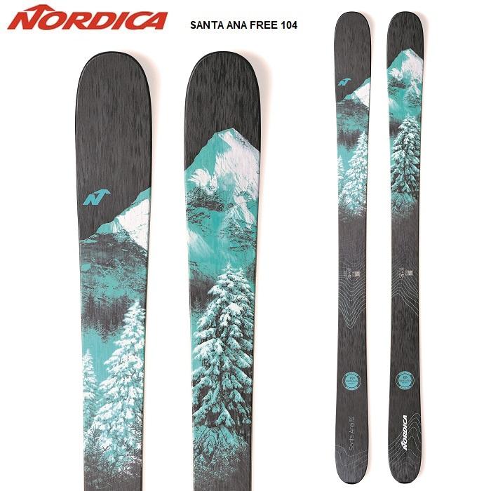 Nordica ノルディカ スキー板 SANTA ANA FREE 110 板単品 2223 モデル レディース 223261009