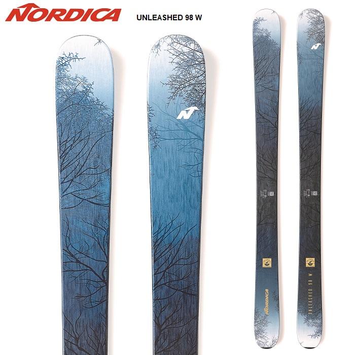 Nordica ノルディカ スキー板 UNLEASHED 98 W 板単品 22 23 モデル  