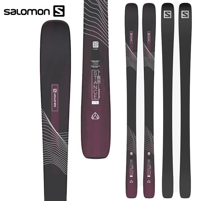 SALOMON サロモン スキー板 STANCE 84 W + STAGE GW 11(White) ビンディングセット 22-23 モデル レディース｜fusosports｜02