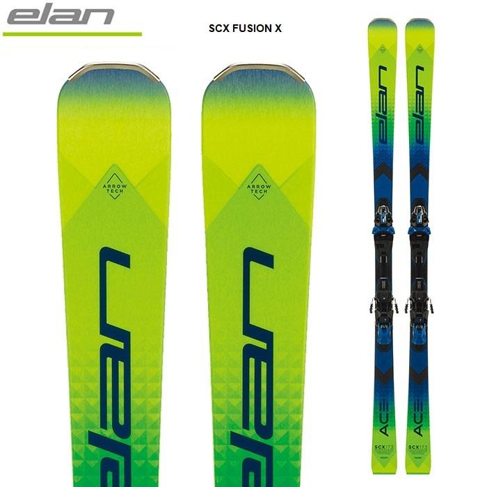 elan エラン スキー板 SCX FUSION X + EMX 12.0 GW BLK/BLUE elan エラン スキー板 SCX FUSION X + EMX 12.0 GW BLK/BLUE