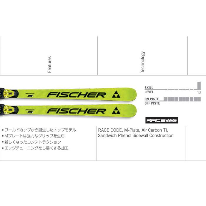 FISCHER フィッシャー スキー板 RC4 WORLDCUP GS WOMEN M-PLATE + RC4 Z17 FREEFLEX ST ビンディングセット 24-25 モデル_3