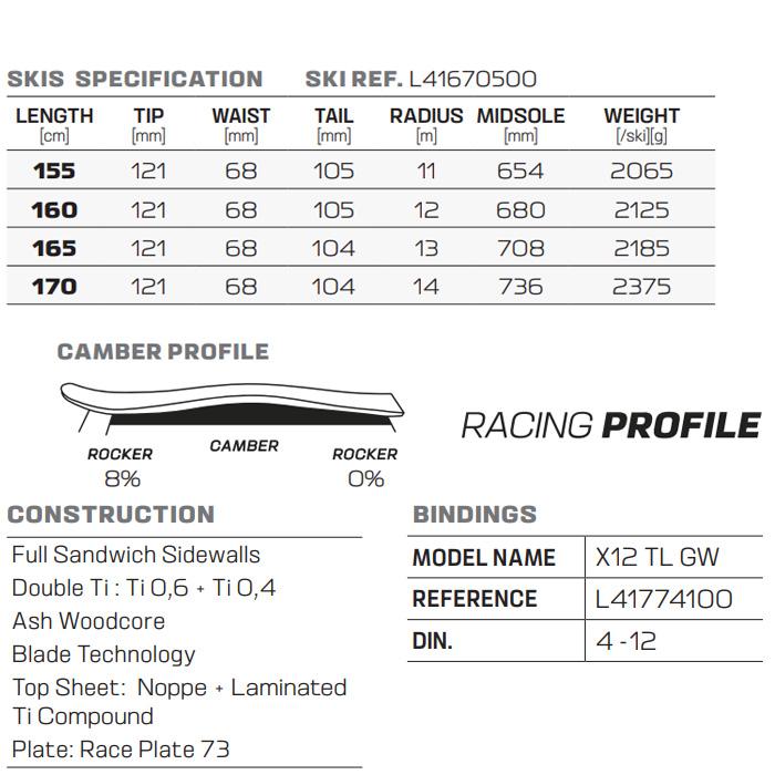 新品プレチューン済！2024-25 S/RACE SL12 + X12TL GW SALOMON 2024-25 SALOMON（サロモン）S/RACE SL12 + X12TL GW