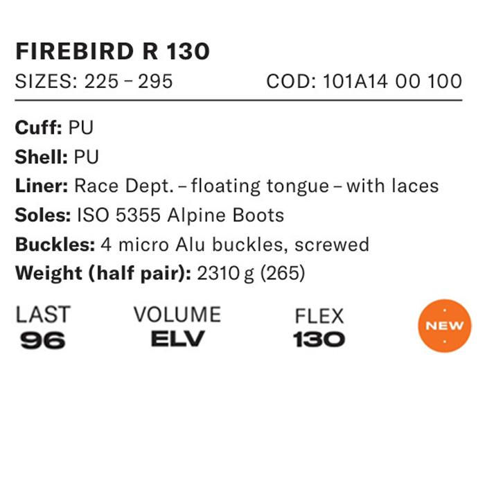 TECNICA テクニカ スキーブーツ FIREBIRD R 130 24-25 モデル : FUSO