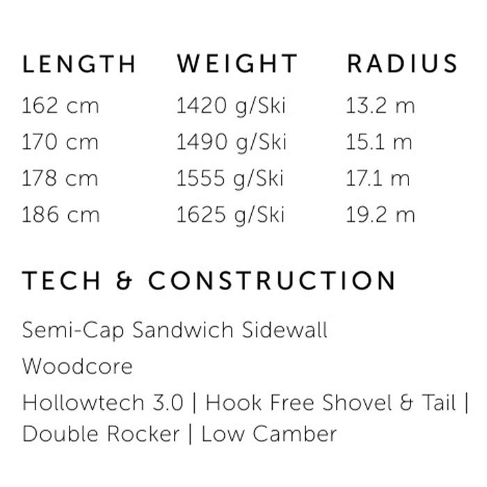 Salomon スキーブーツ 23.5cm KASTLE ケスレ スキー板 TX93 Up 板単品 25-26 モデル : FUSO SKI