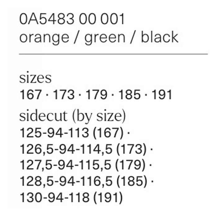 NORDICA ノルディカ スキー板 ENFORCER 94 (FLAT) ORANGE/GREEN/BLACK 板単品 25-26 モデル_2