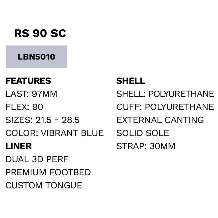 LANGE ラング スキーブーツ RS 90 SC 26-27モデル : FUSO SKI