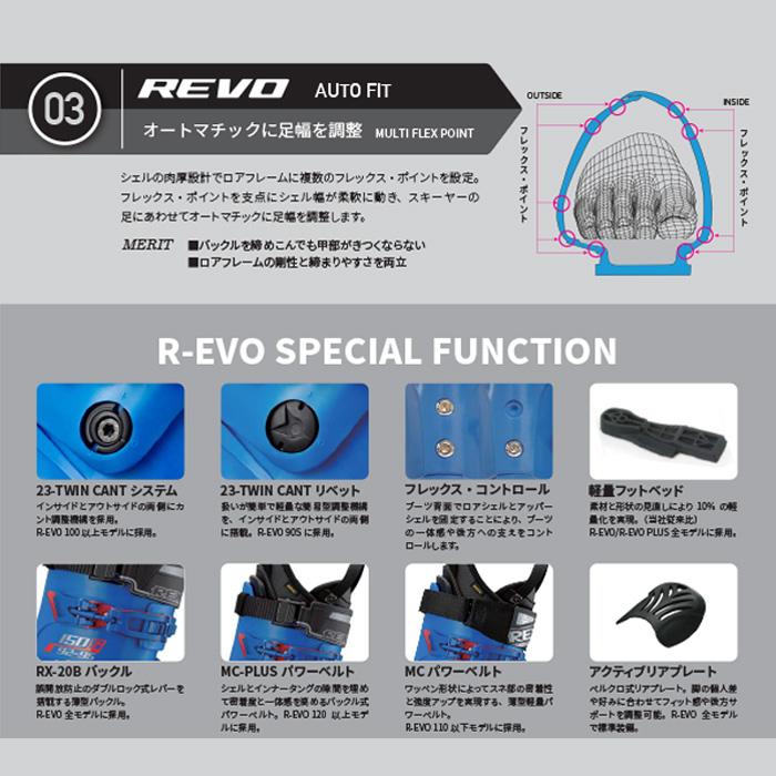 REXXAM レクザム スキーブーツ REVO 120S 26-27モデル : FUSO SKI