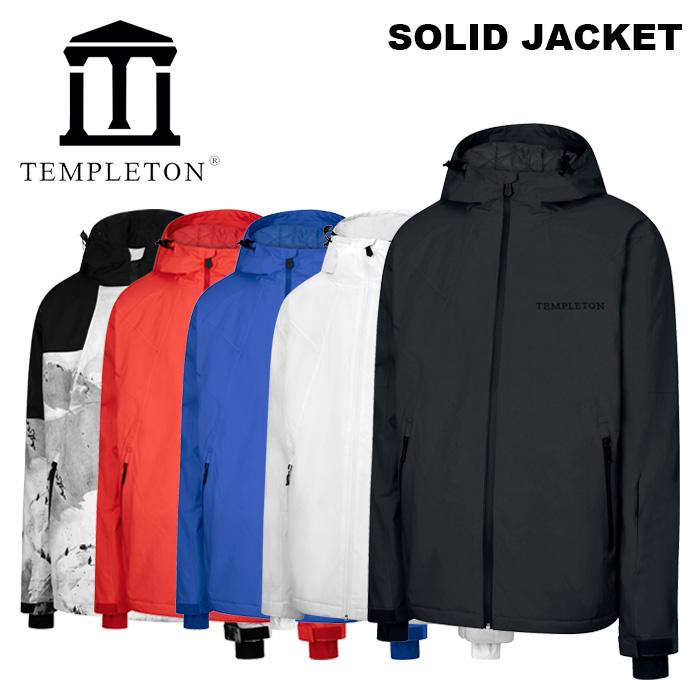 25-26 テンプルトン ウェア TEMPLETON [SOLID JACKET] ソリッド ジャケット ウエア ユニセックス スノーボード スノーウェア 日本正規品 TEMPLETON テンプルトン ウェア SOLID JACKET 24-25(2025)モデル