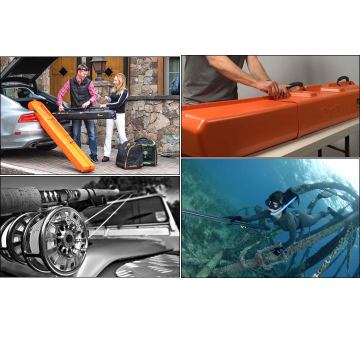 SPORTUBE【Series 1】スキー、釣り竿、色々収納のハードケース SKI一台