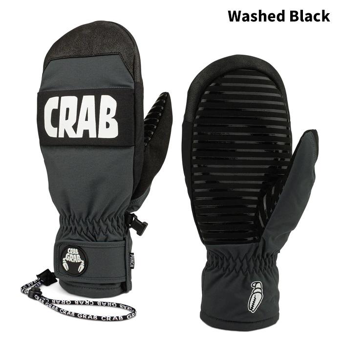CRABGRABミトングローブPUNCHモデルBLKカラーMサイズ新品未使用 スノーボード スノーグローブ メンズ CRABGRAB クラブグラブ