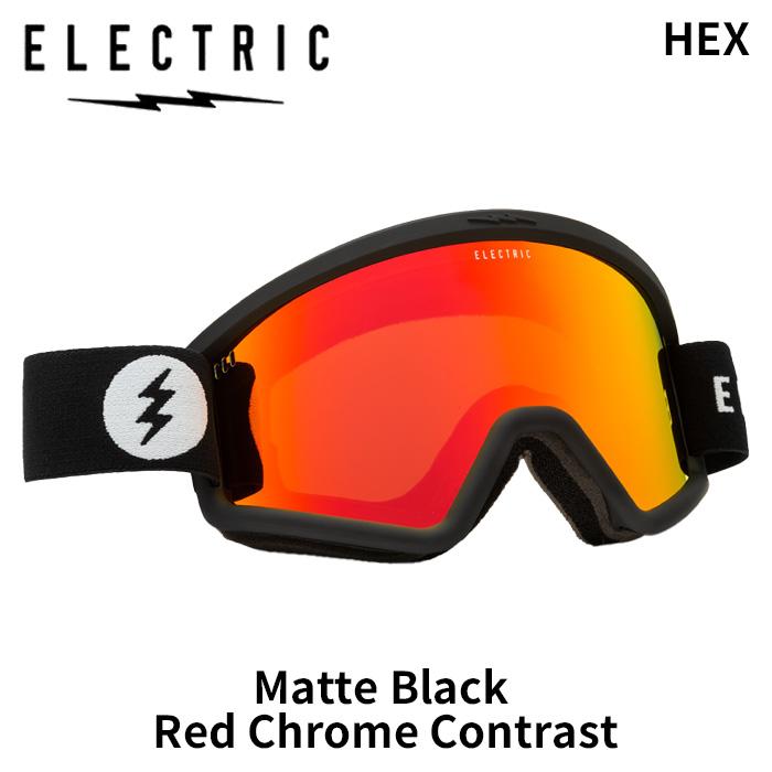 ELECTRIC エレクトリック HEX MATTE ゴーグル ELECTRIC エレクトリック ゴーグル Hex Matte Black Red Chrome