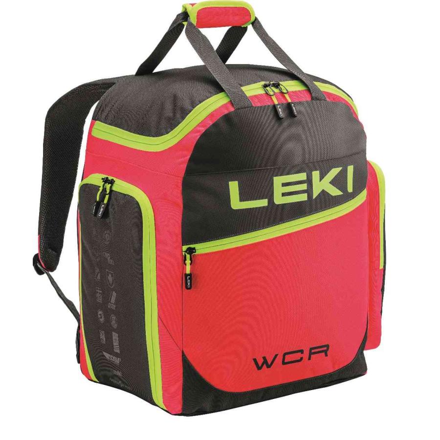 LEKI【24/25・SKIBOOT BAG WCR 60L：レッド】レキのブーツバッグ