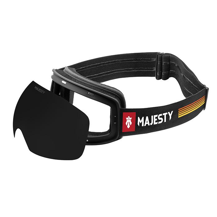 MAJESTY マジェスティ ゴーグル The Force Arc black | Black pearl + XENON HD rose revo 24-25 モデル_1