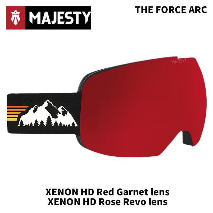 MAJESTY マジェスティゴーグル MAJESTY マジェスティ ゴーグル The Force Arc black | XENON HD red