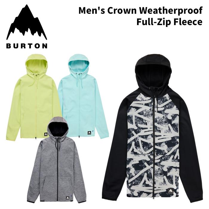BURTON バートン アパレル Men's Crown Weatherproof Full-Zip Fleece