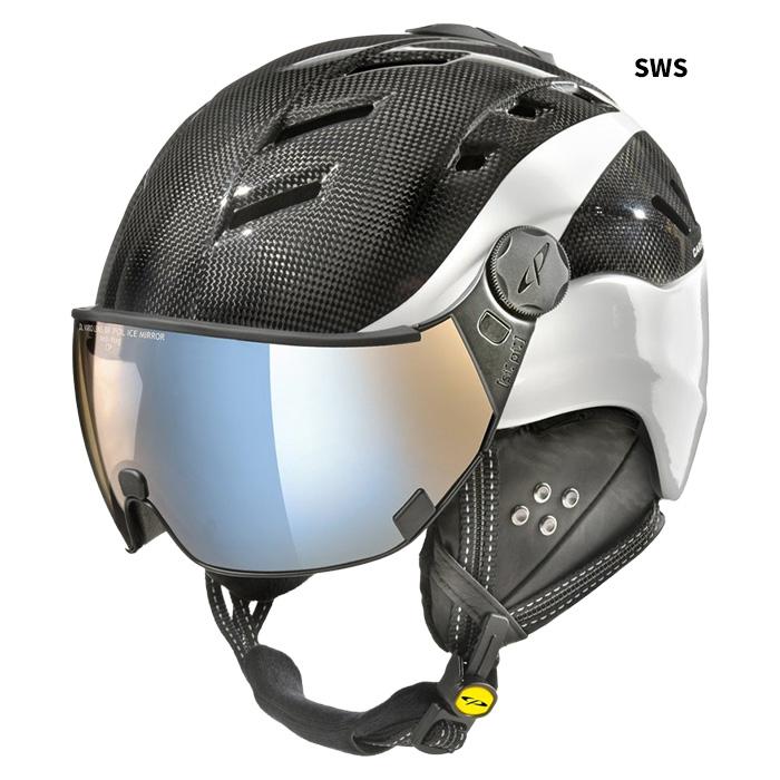 CPヘルメット ゴーグル付き CP シーピー ヘルメット CAMURAI CARBON SWS（カーボンシャイン