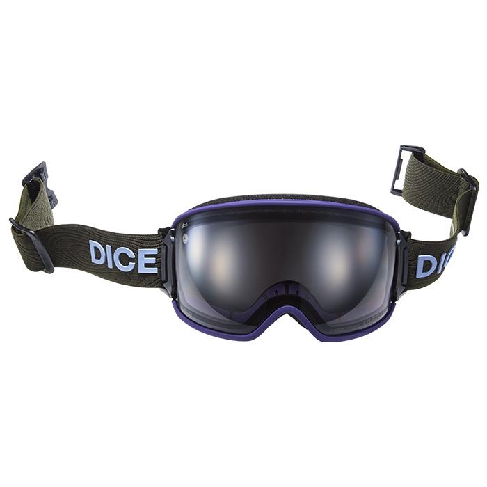 DICE ダイス ゴーグル BANK PUR BK54570 (C-UL LGR/LSI) 調光×ULTRAライトグレイ/ライトシルバーミラー 25-26モデル 眼鏡対応 バンクの画像