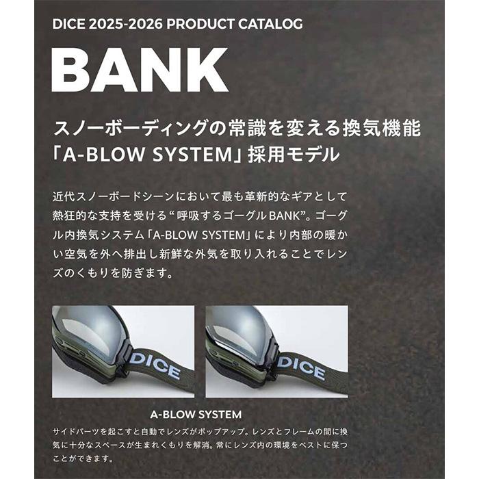 DICE ダイス ゴーグル BANK PBK BK51361 (P-PI/PPI) 偏光ピンク