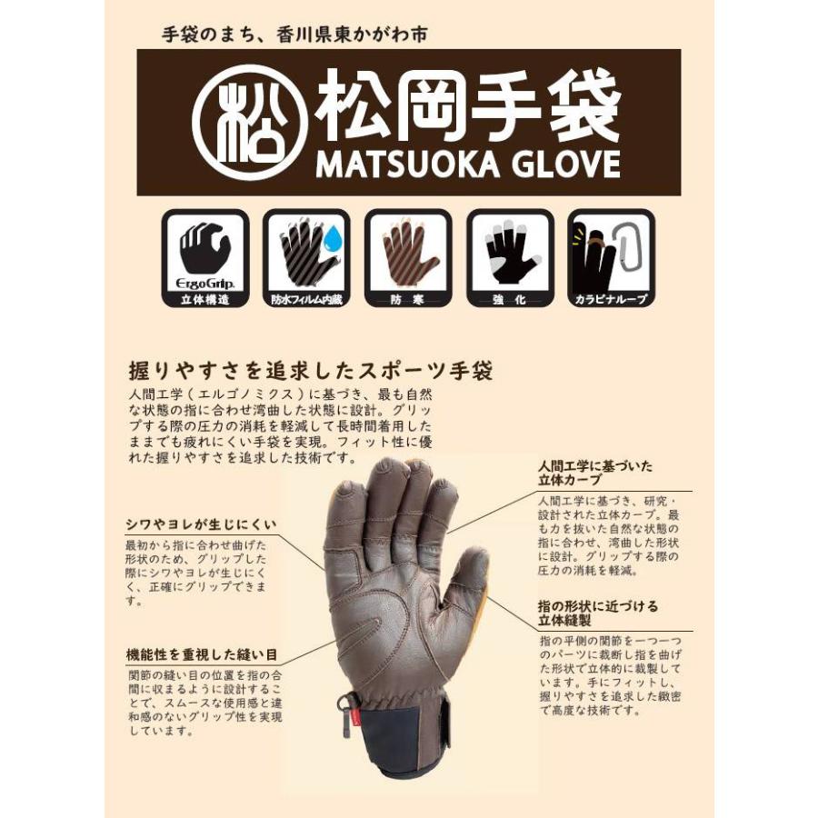 【ESK-2350A】松岡手袋 MATSUOKA GLOVE グローブ All Season 25-26 モデルの画像