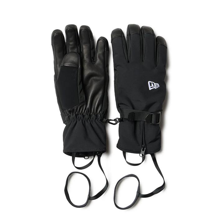 NEWERA ニューエラ グローブ OD SNOW GLOVE 5FINGER UNDER BLK 25-26モデル　スキー　スノーボード_4