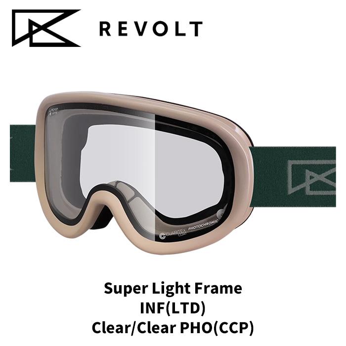 REVOLT リボルト ゴーグル Super Light Frame INF(LTD) Clear/Clear
