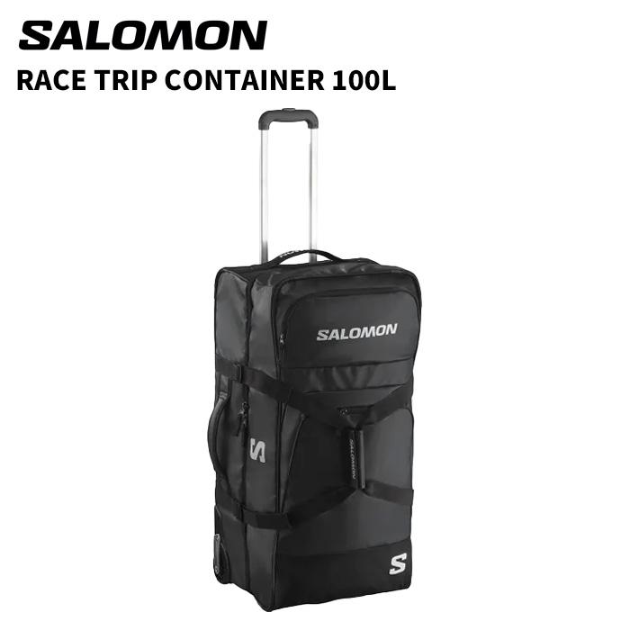 Salomon Race Trip Container トロリーバッグ100L SALOMON サロモン バック RACE TRIP CONTAINER 100L 25-26 モデル