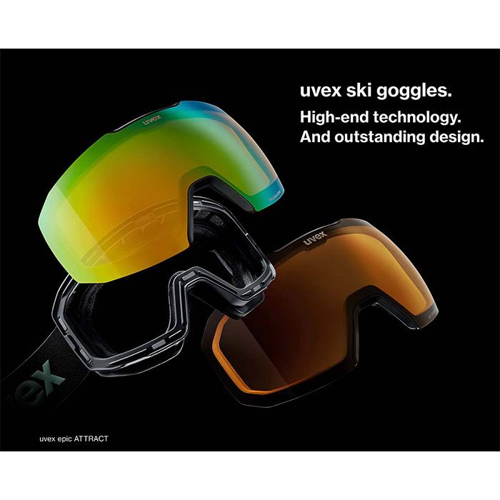 uvex evidnt ATTRACT cyl. ゴーグル新品未使用品 UVEX ウベックス ゴーグル uvex evidnt ATTRACT V ブラックマット