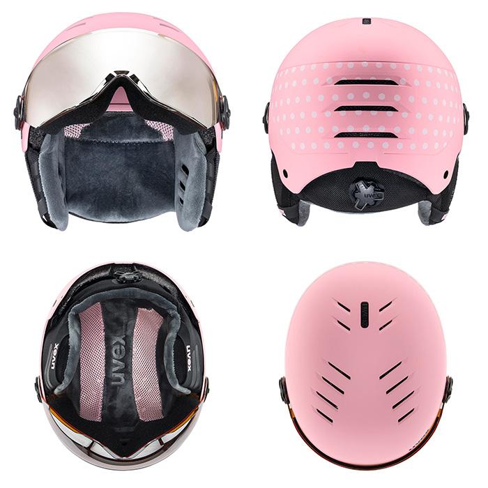 UVEX ウベックス ヘルメット uvex rocket jr. visor 25-26モデル